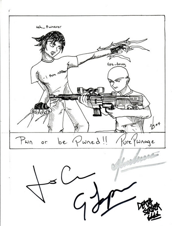 Signed Drawing Jeremy / Doug
